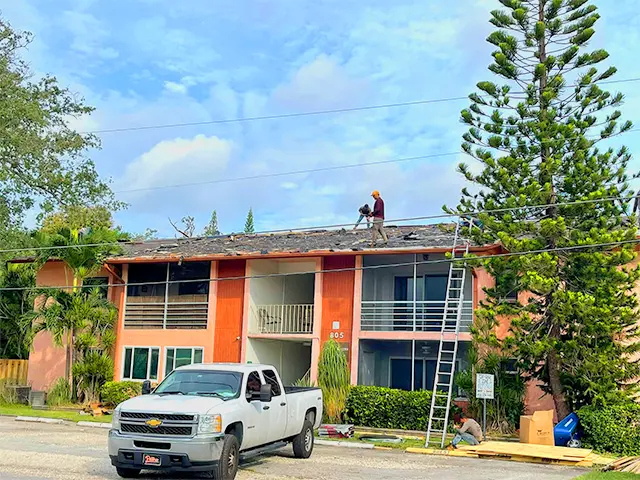 Condo Shingle Roof Fort Lauderdale DLJ Roofing Contractors